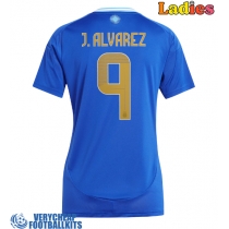 Argentina Julian Alvarez #9 Replica Away Shirt Ladies Copa America 2024 Short Sleeve